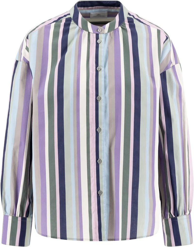 Fynch-Hatton BLOUSE SLEEVE DETAIL STRIPE Bunt