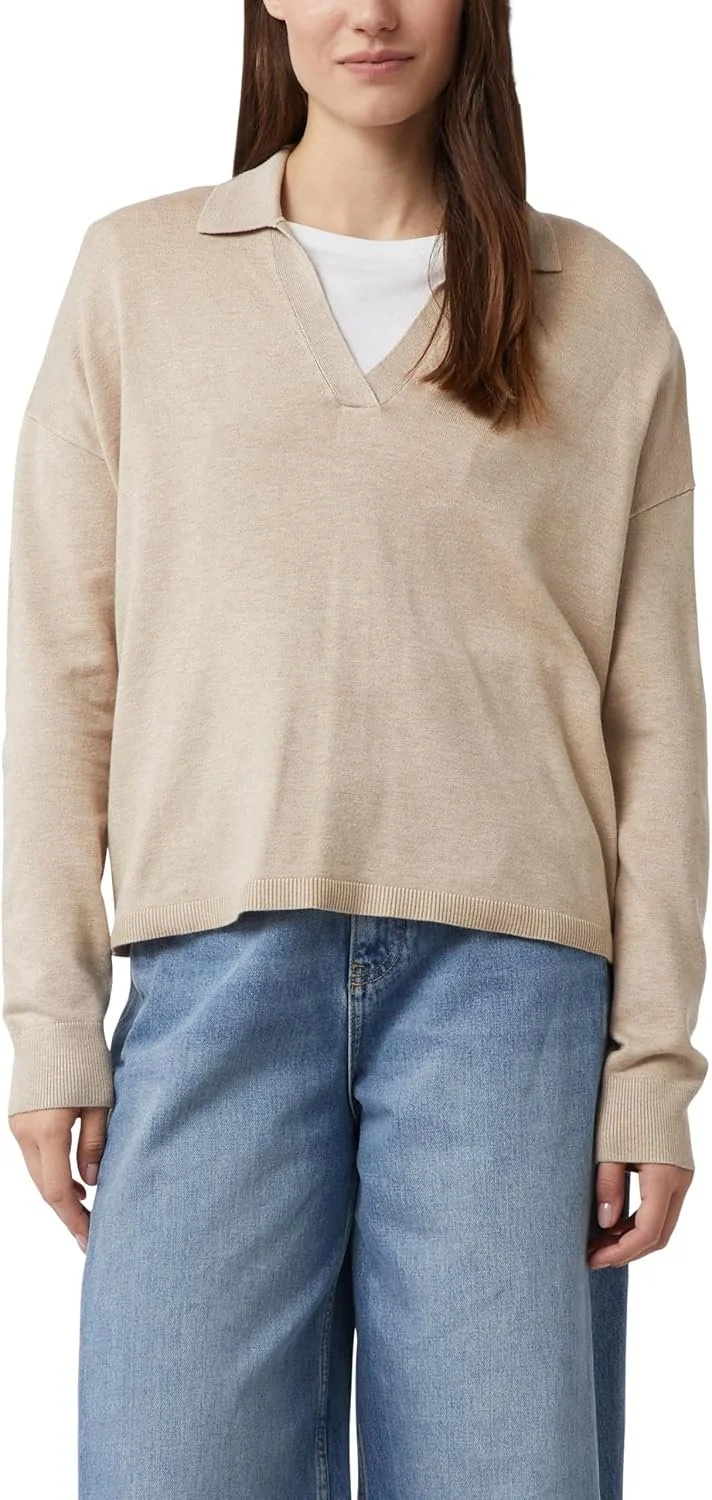 Comma Strickpullover Braun