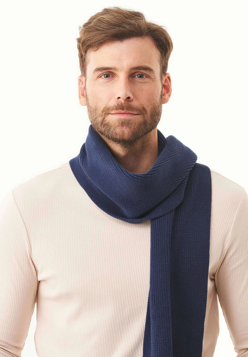 Unisex Strickschal aus Bio-Baumwolle
