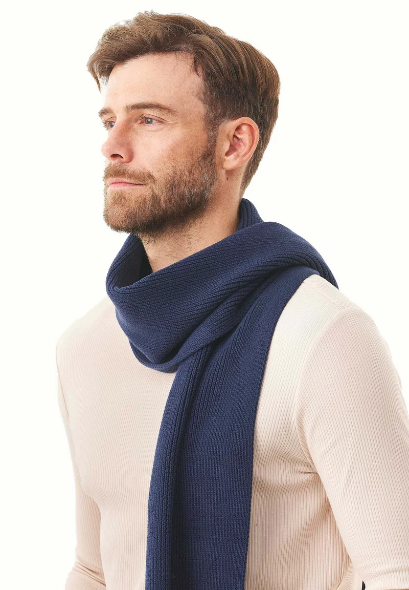 Unisex Strickschal aus Bio-Baumwolle
