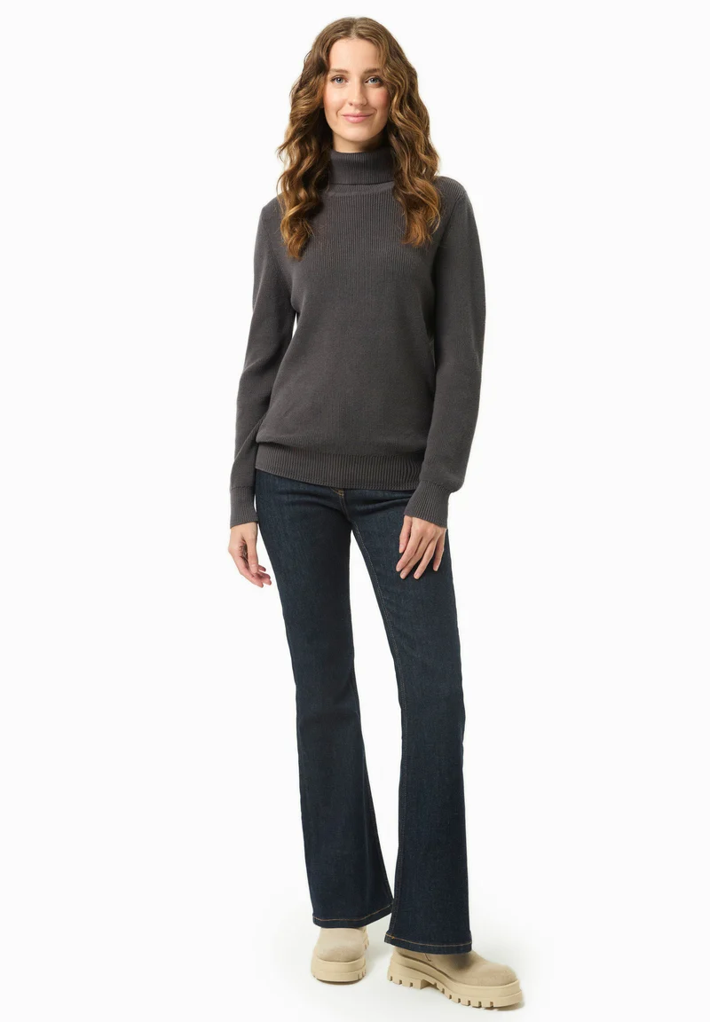 Rollkragenpullover aus Bio-Baumwolle
