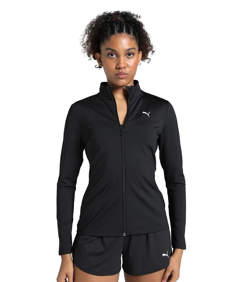 Puma W PUMA STRONG FULL ZIP - schwarz