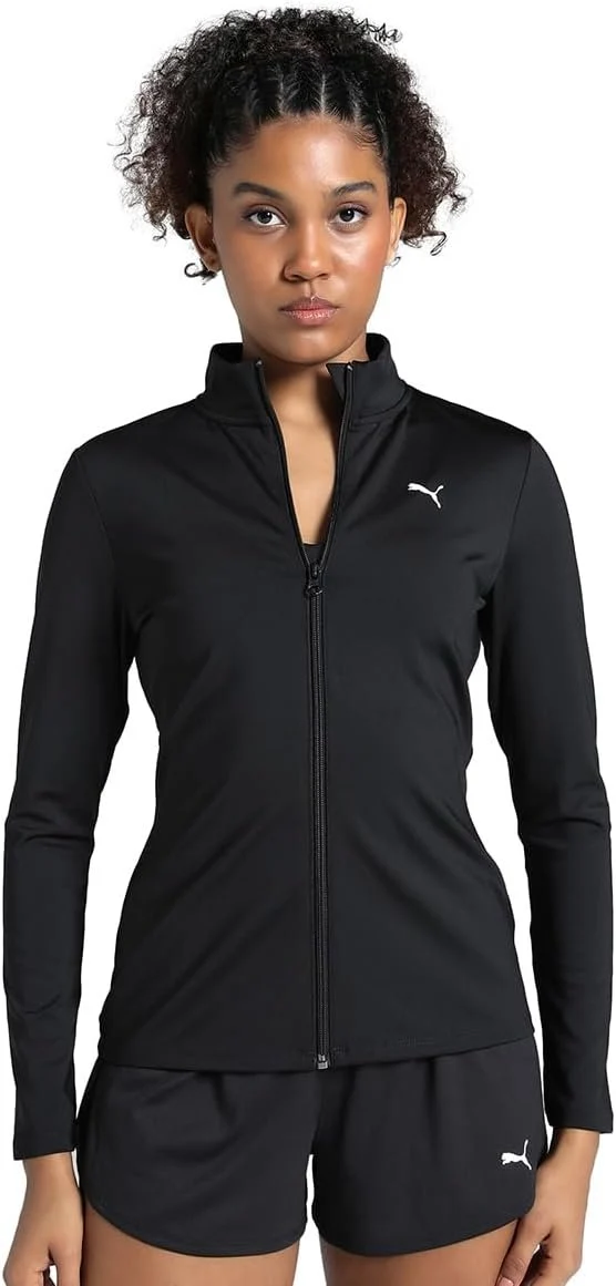 Puma W PUMA STRONG FULL ZIP - schwarz