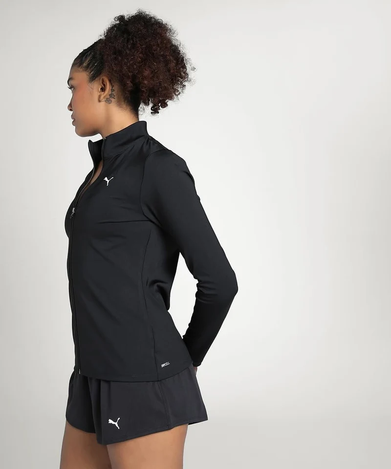 Puma W PUMA STRONG FULL ZIP - schwarz