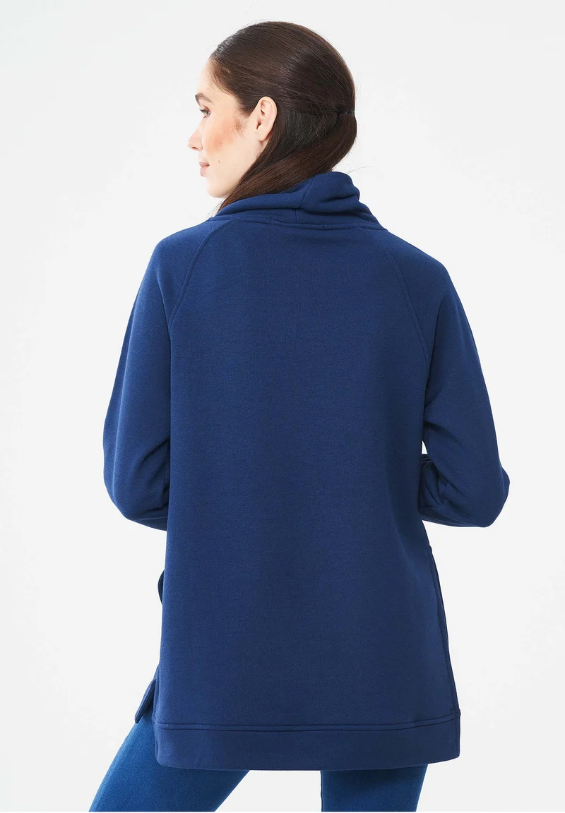 Sweatshirt aus Bio-Baumwolle & Modal mit recyceltem Polyester