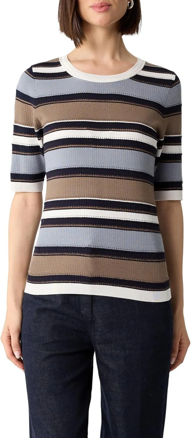 Comma Strickpullover Bunt