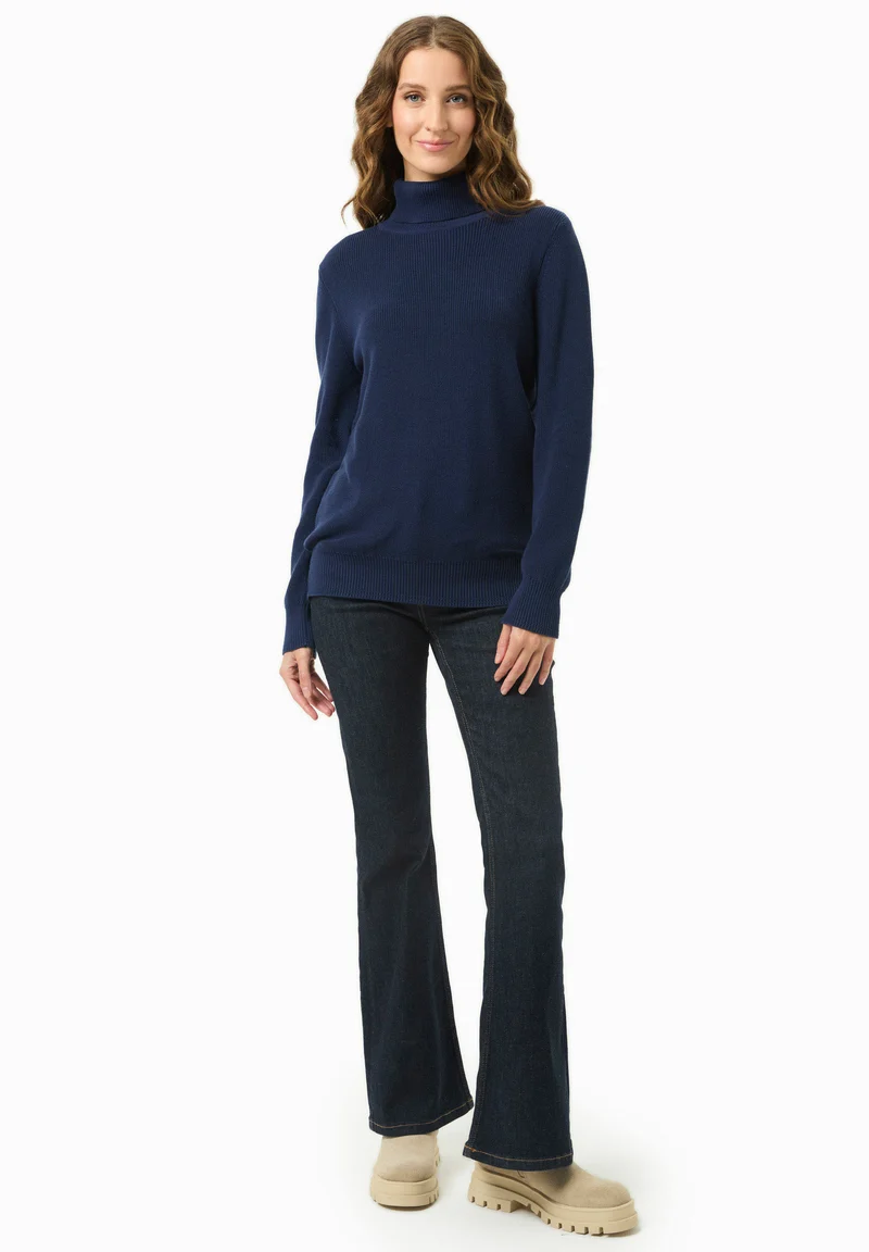 Rollkragenpullover aus Bio-Baumwolle