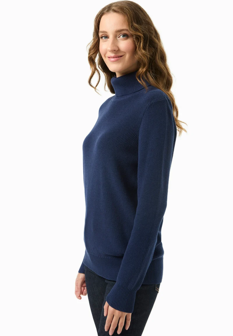 Rollkragenpullover aus Bio-Baumwolle