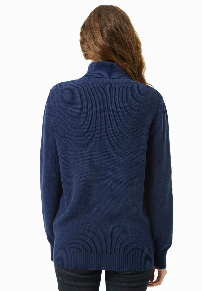 Rollkragenpullover aus Bio-Baumwolle