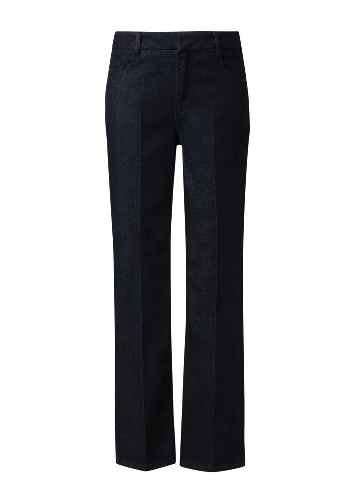 Comma Jeans Hose Dunkelblau