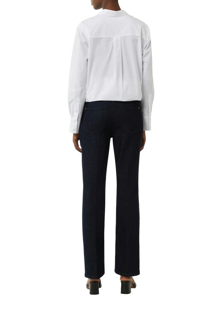 Comma Jeans Hose Dunkelblau