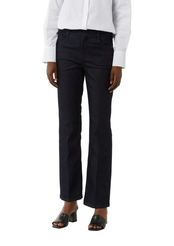Comma Jeans Hose Dunkelblau
