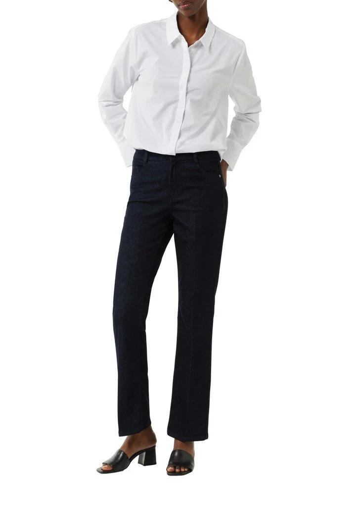 Comma Jeans Hose Dunkelblau