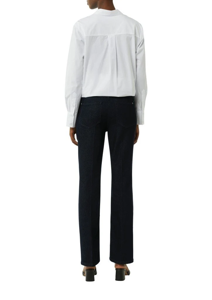 Comma Jeans Hose Dunkelblau