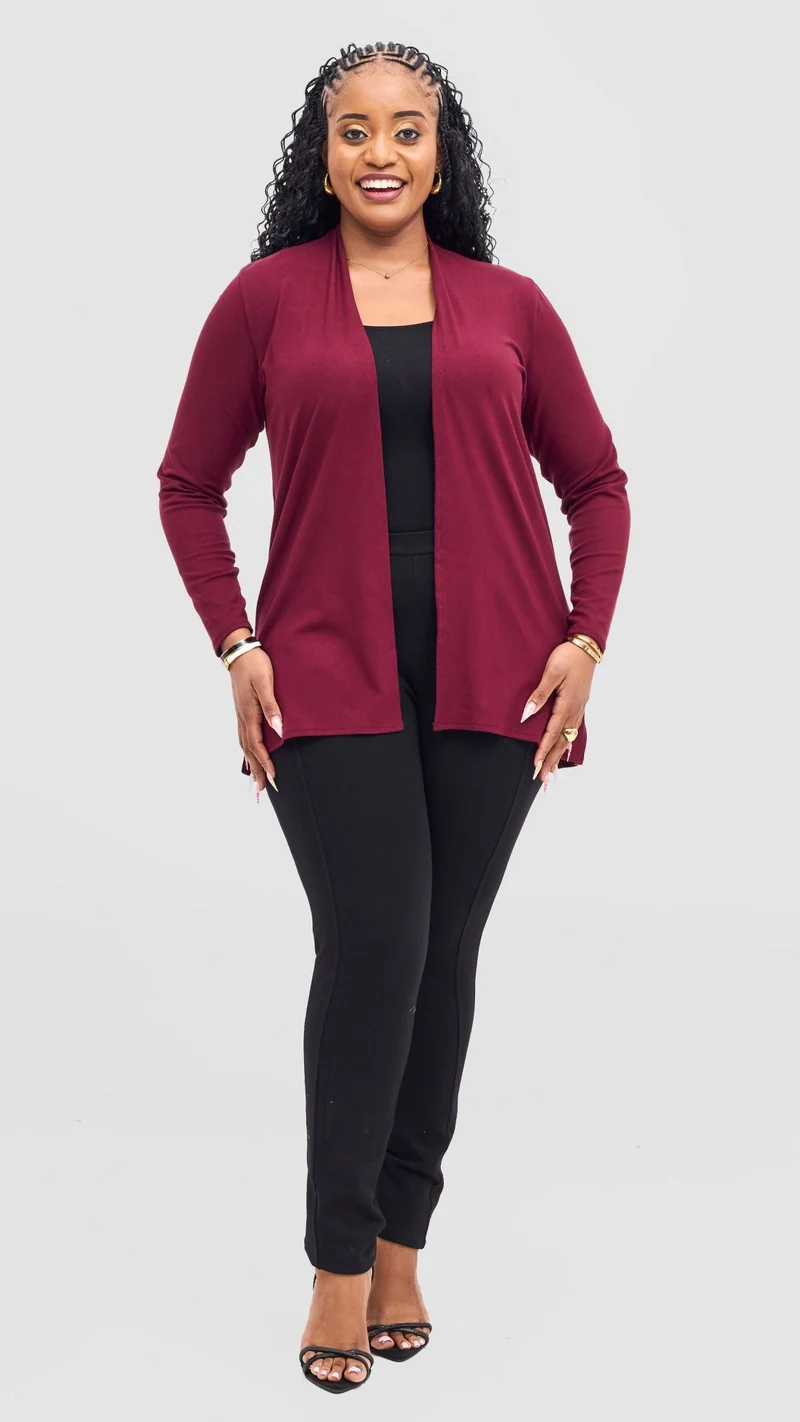 Vivo Basic Leila Short Waterfall - Maroon