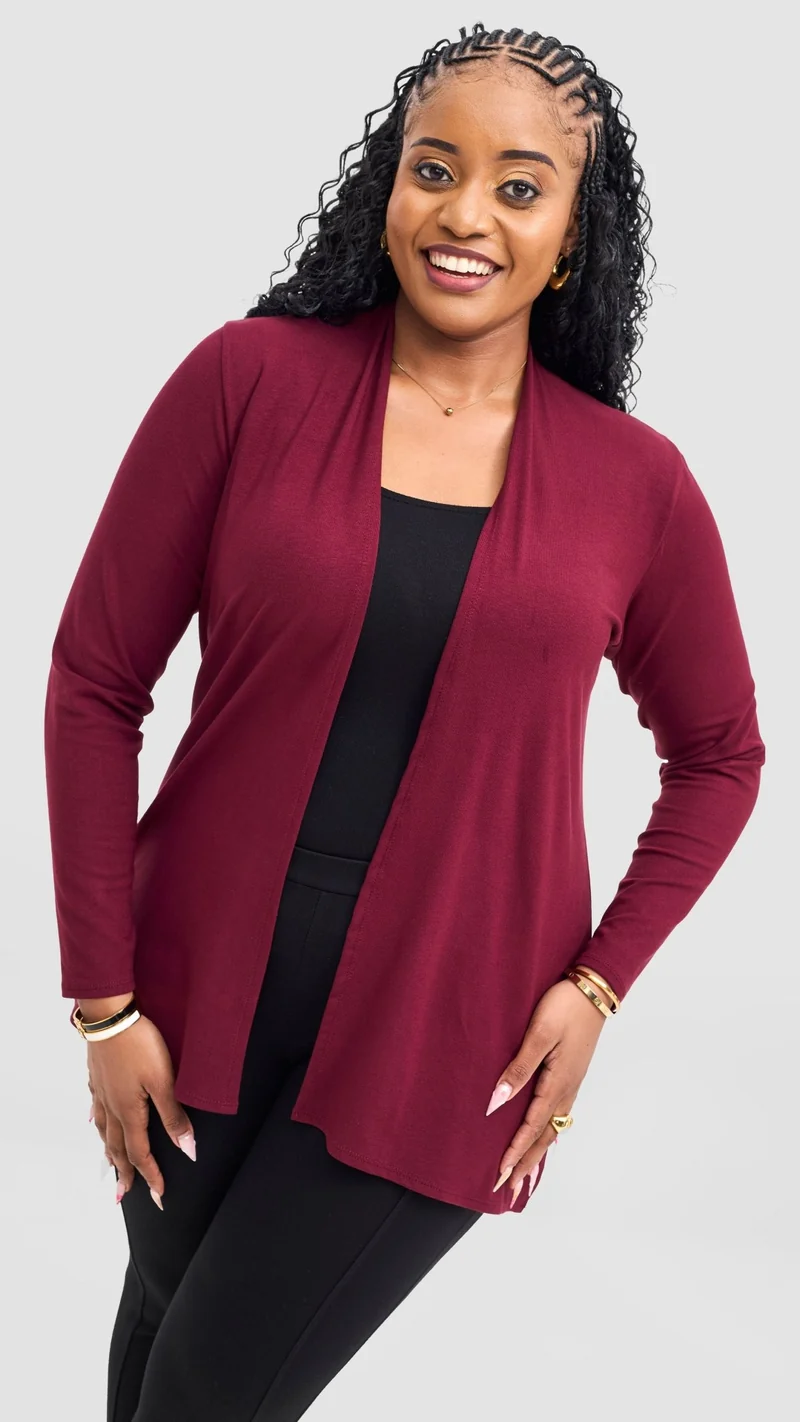 Vivo Basic Leila Short Waterfall - Maroon