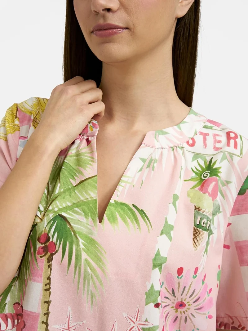 smith & soul Blusen Rosa