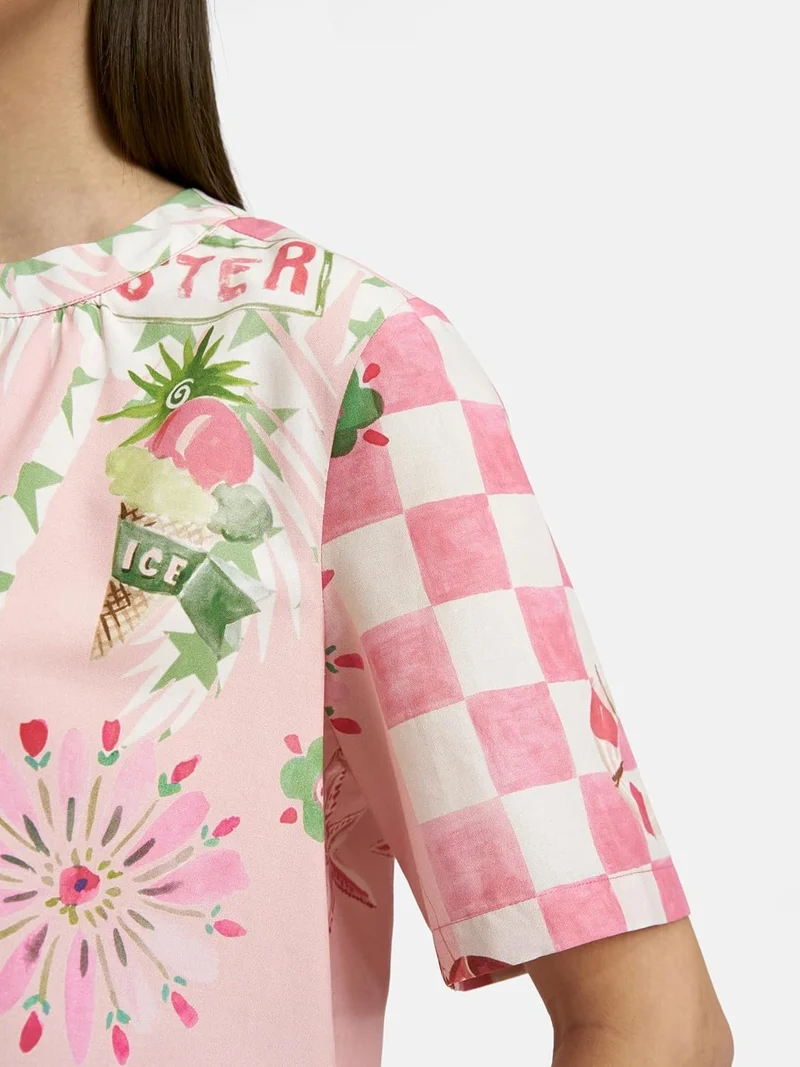 smith & soul Blusen Rosa