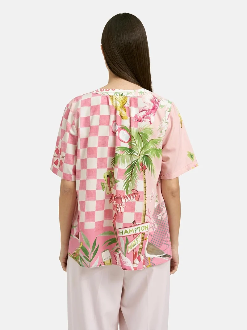 smith & soul Blusen Rosa