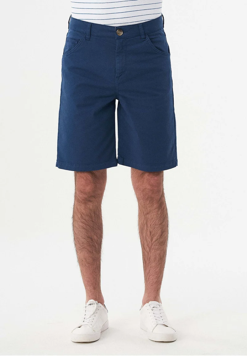Five-Pocket-Shorts aus Bio-Baumwolle
