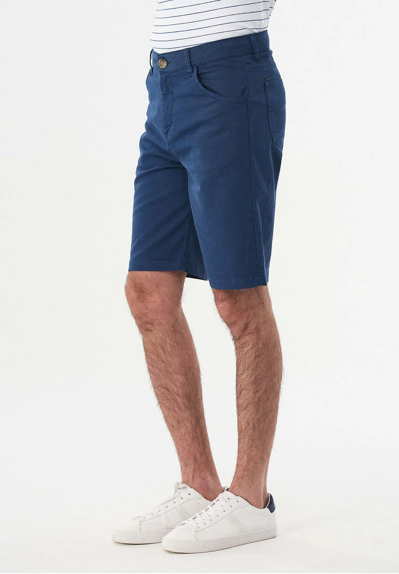 Five-Pocket-Shorts aus Bio-Baumwolle