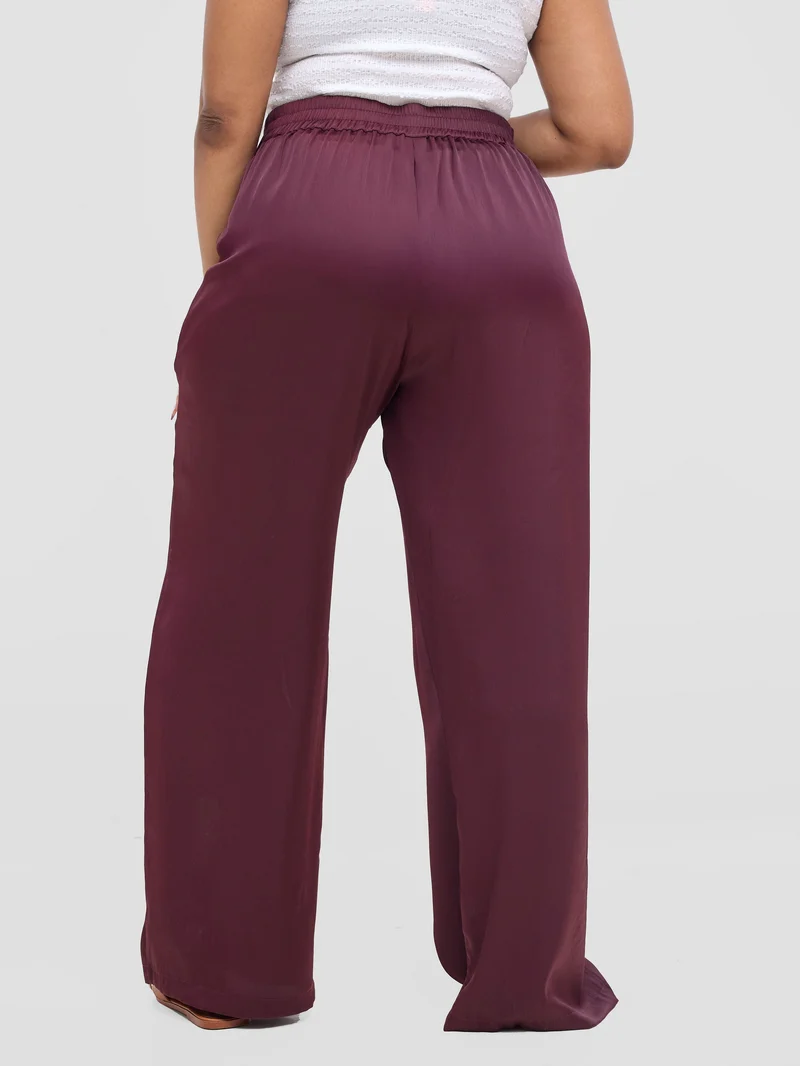 Vivo Tahisa Straight Leg Pants - Dark Olive