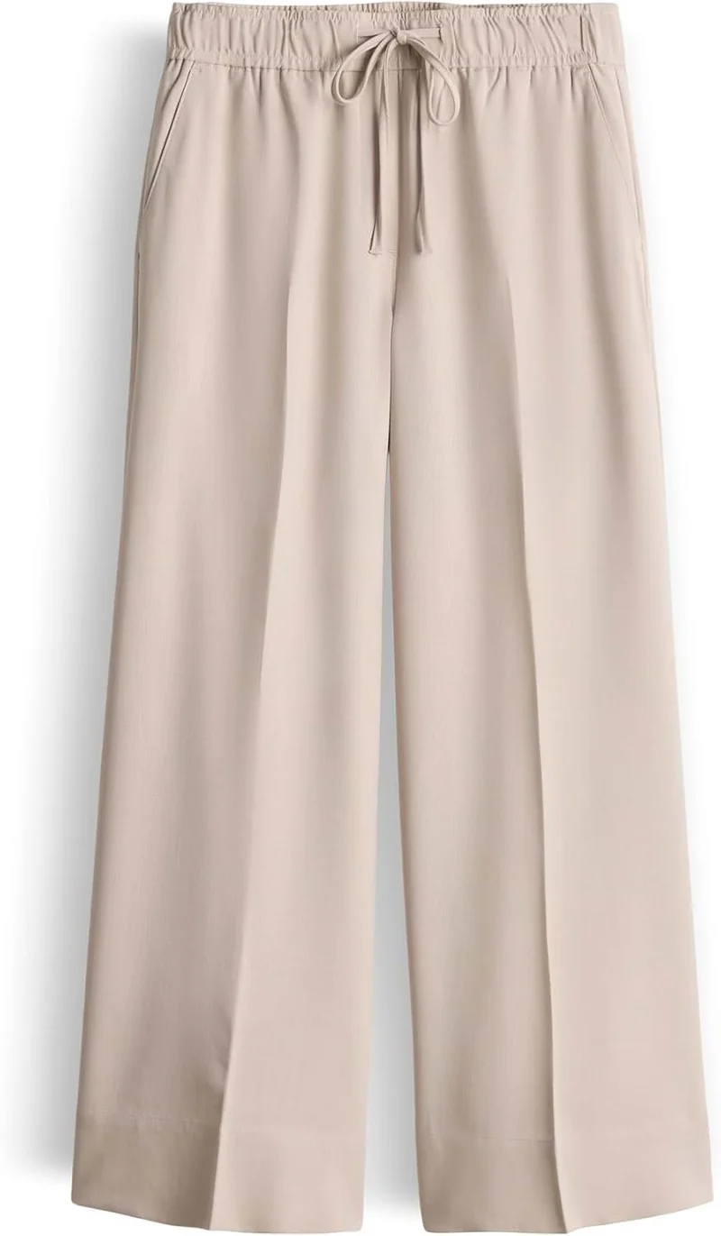 Opus Stoffhose Beige