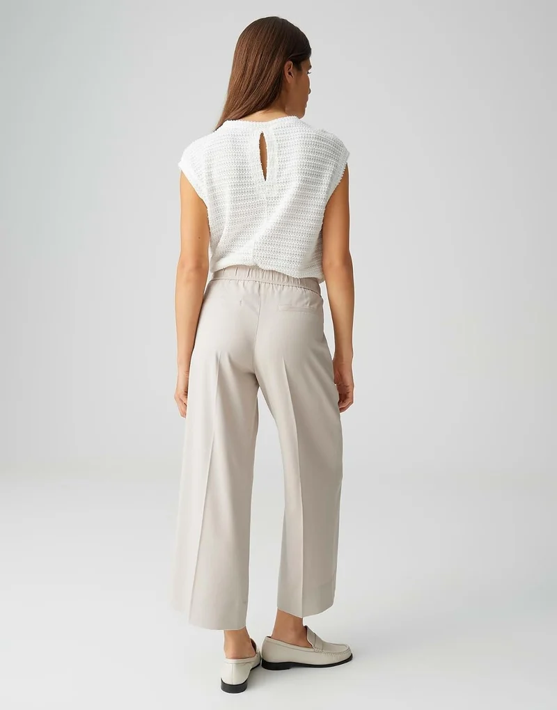 Opus Stoffhose Beige