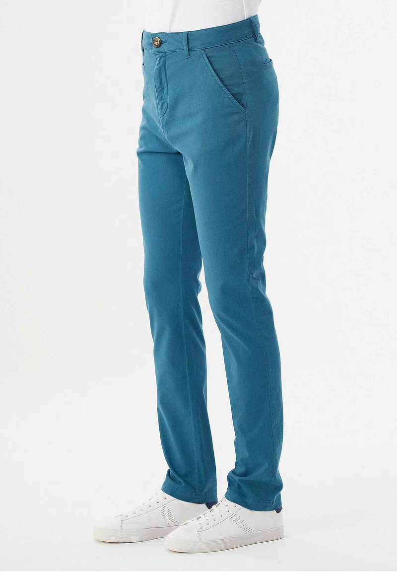 Slim Chino-Hose aus Bio-Baumwolle