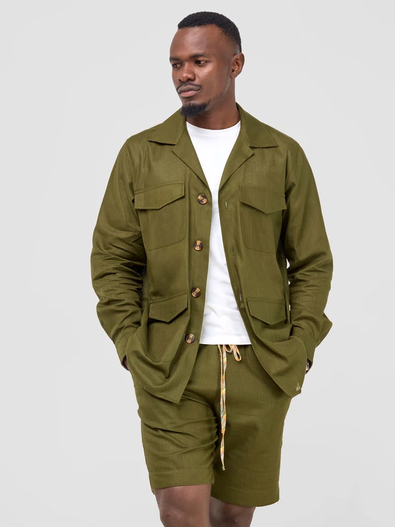 Safari Savannah Men's Jacket - Hunters