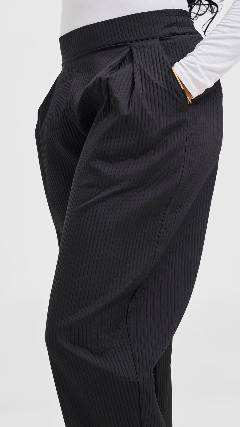 Shiv & Shikie X Safari Barrel Pants - Black