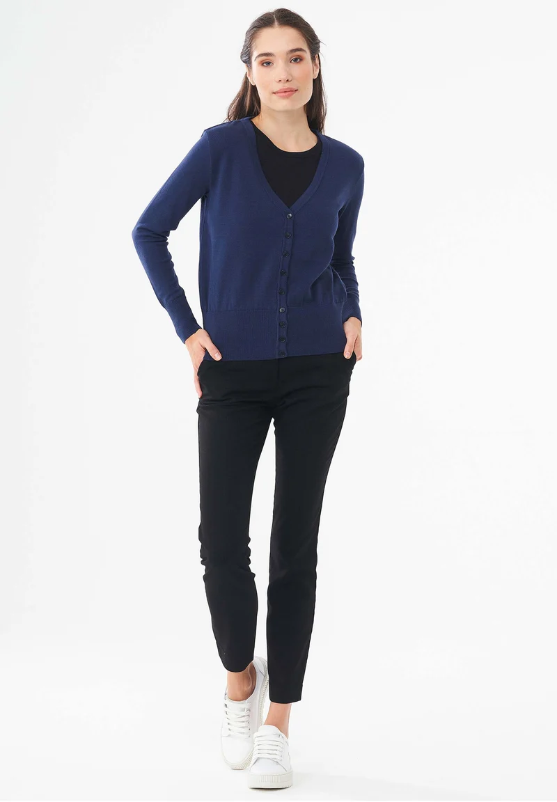 Cardigan aus Bio-Baumwolle