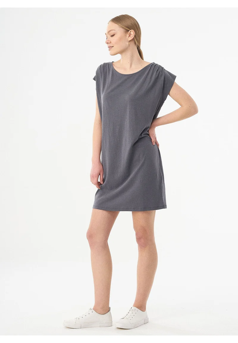 Jerseykleid aus TENCEL™ Lyocell und Bio-Baumwolle