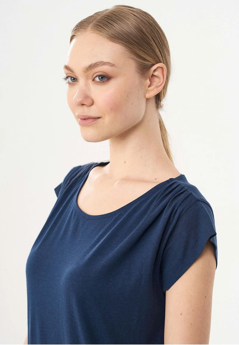 Jerseykleid aus TENCEL™ Lyocell und Bio-Baumwolle