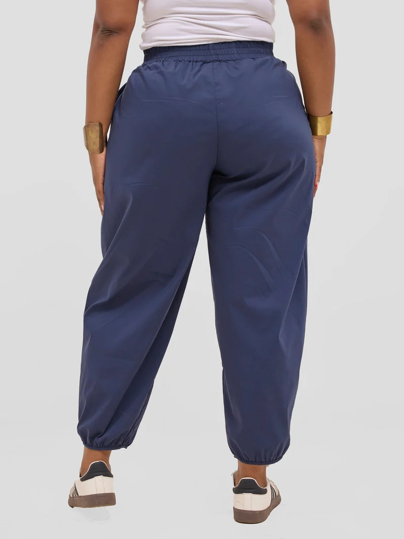 Safari Sizani Barrel Pants - Navy Blue