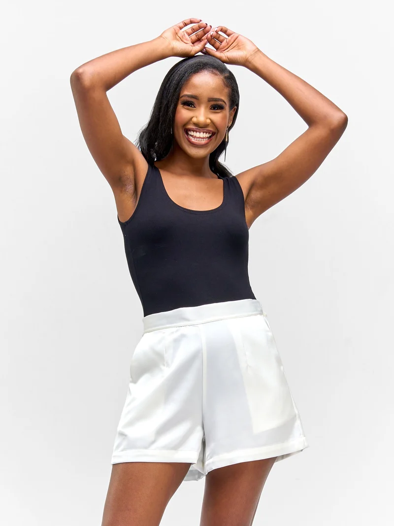 Vivo Nimali Satin Shorts - White
