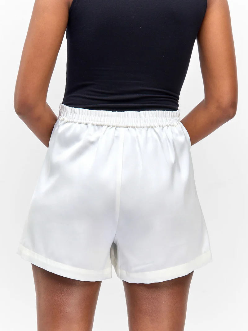 Vivo Nimali Satin Shorts - White