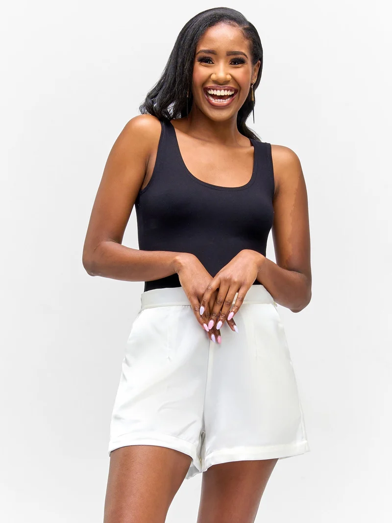 Vivo Nimali Satin Shorts - White
