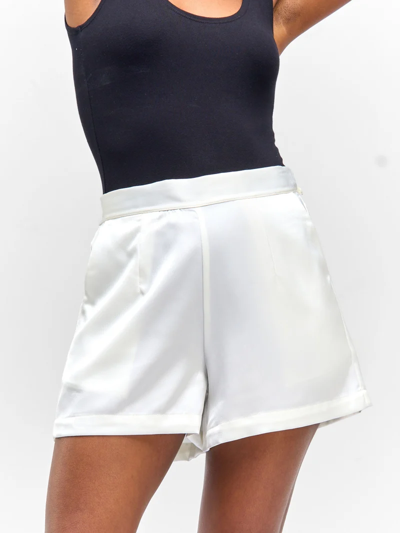 Vivo Nimali Satin Shorts - White