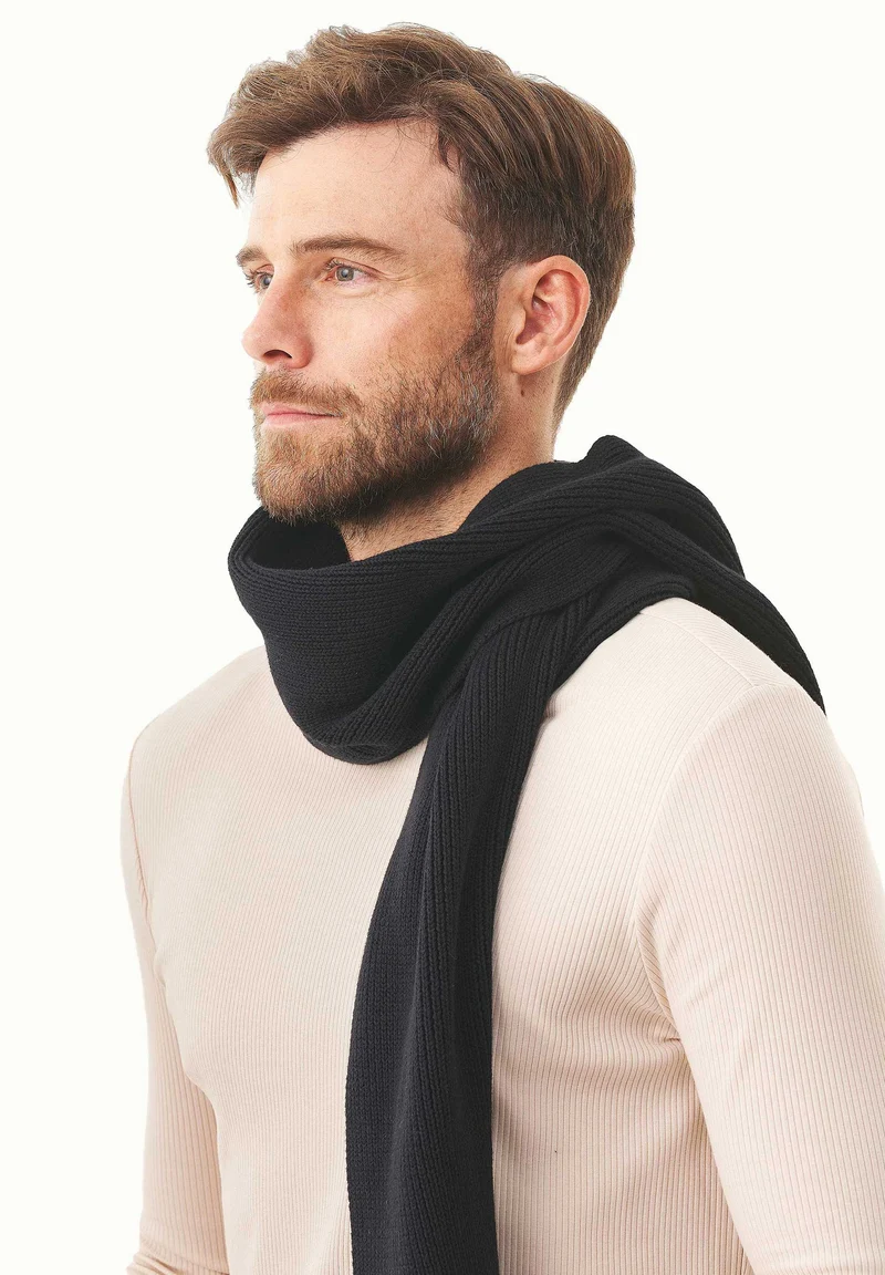 Unisex Strickschal aus Bio-Baumwolle