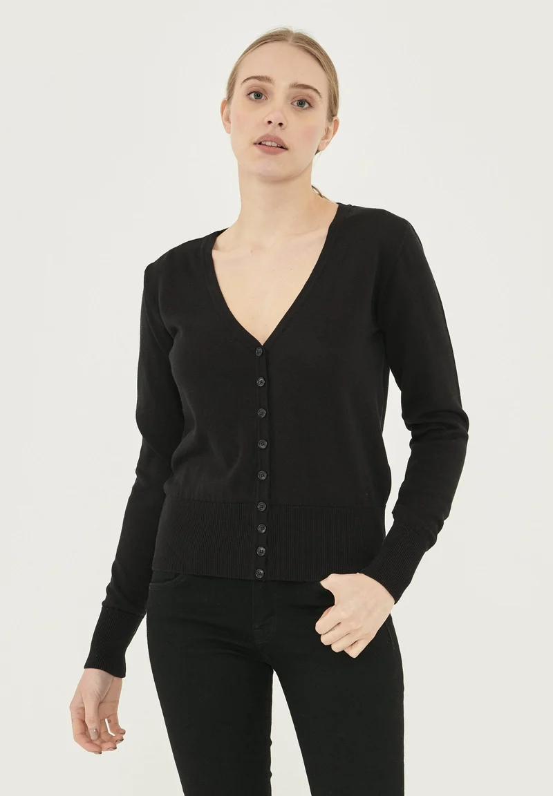 Cardigan aus Bio-Baumwolle