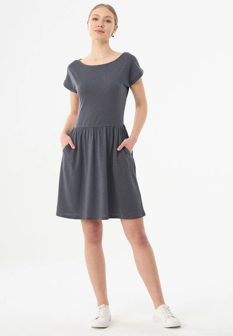 Jerseykleid aus TENCEL™ Lyocell und Bio-Baumwolle