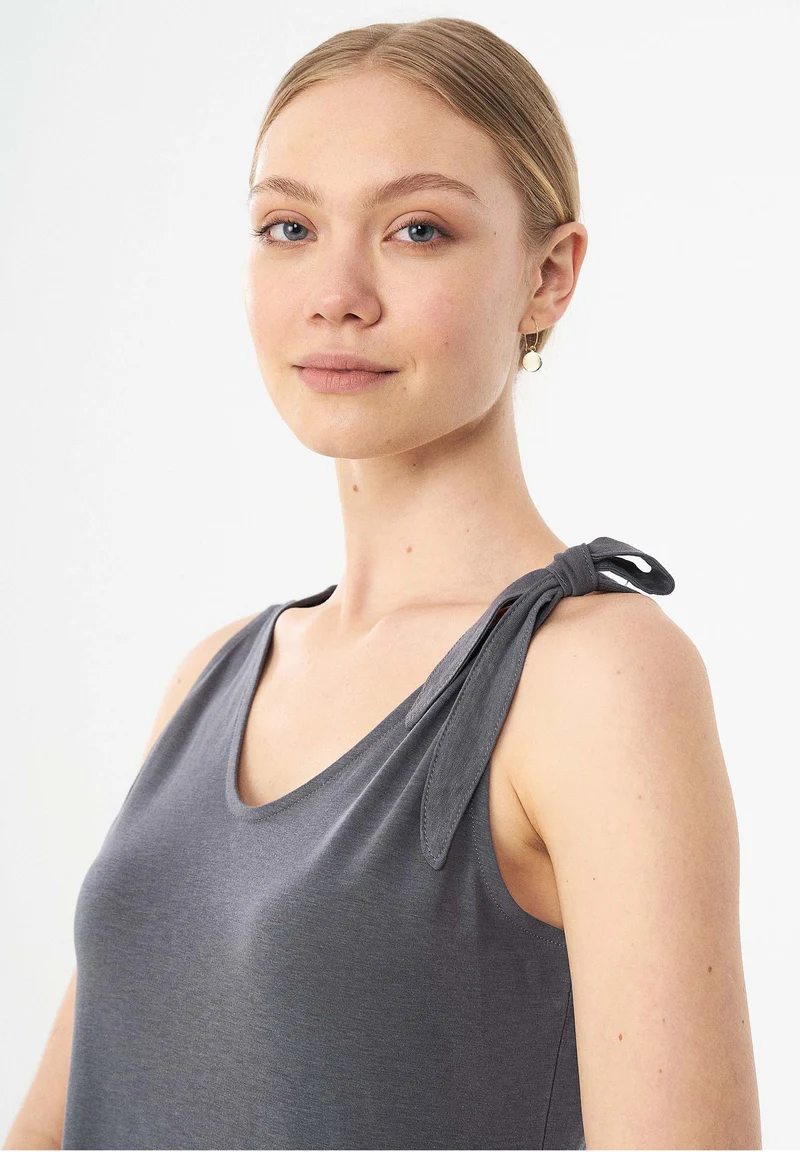 Jerseykleid aus TENCEL™ Lyocell und Bio-Baumwolle