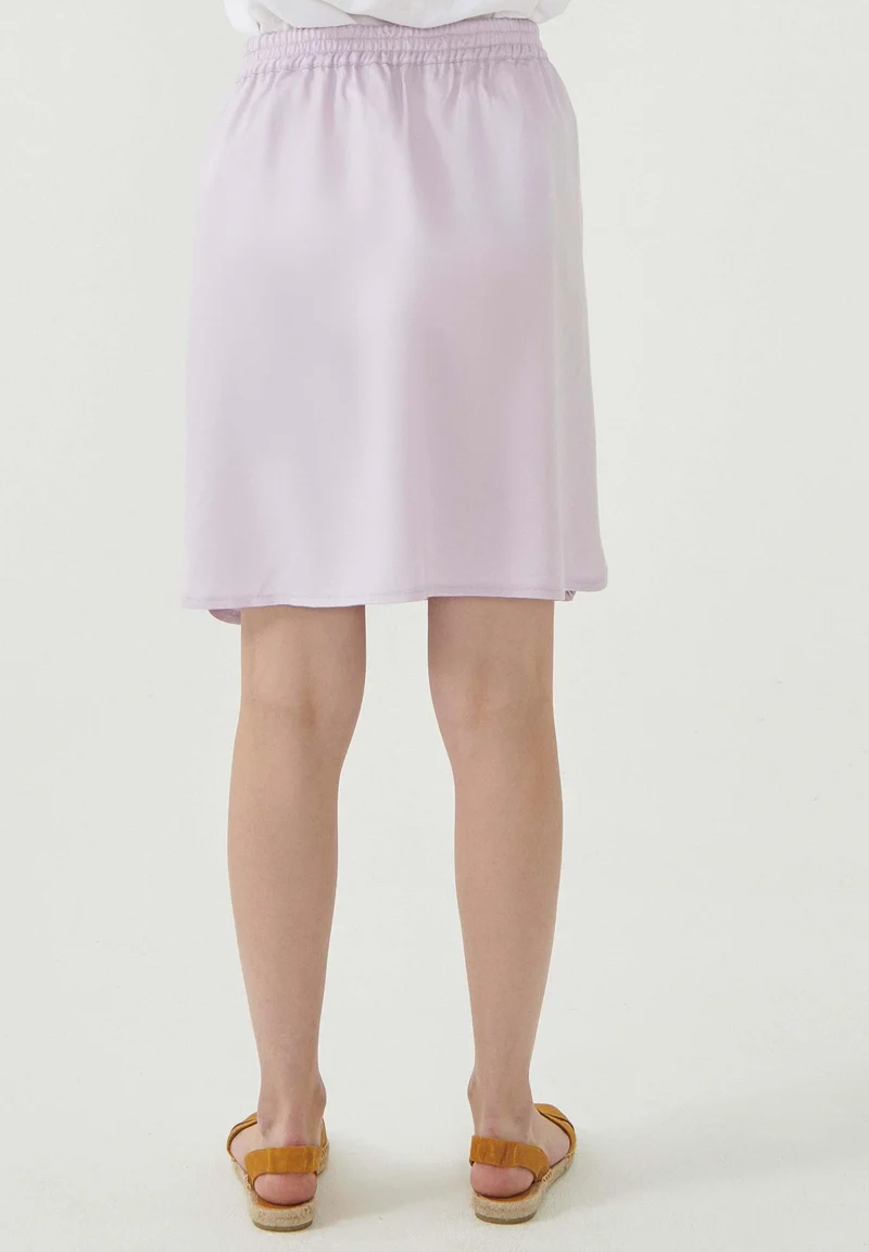 Rock aus TENCEL™ Lyocell mit Kordelzug