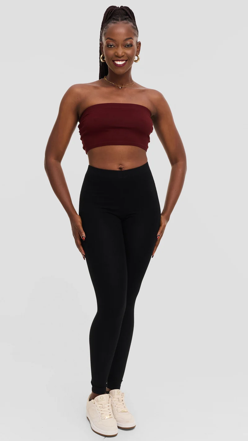 Zoya Basic Jersey Bandeau - Mulberry