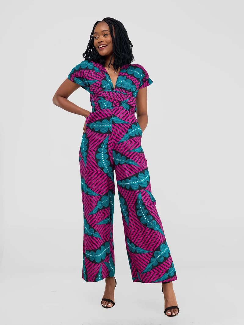 Vivo Kitenge Infinity Jumpsuit - Bukavu