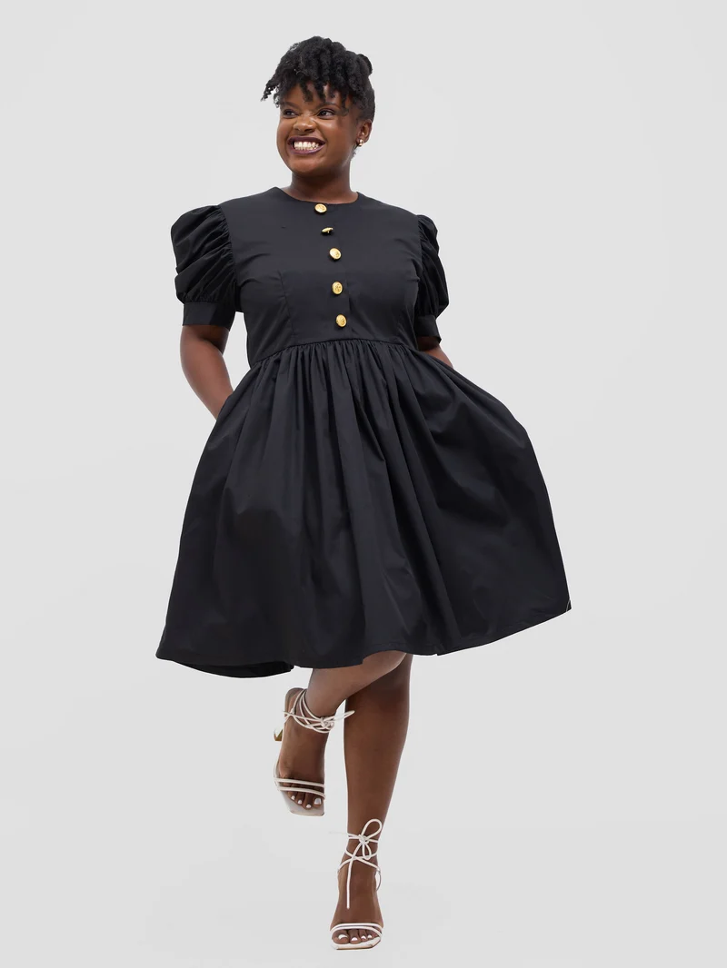 Izulu Roho Dress - Black