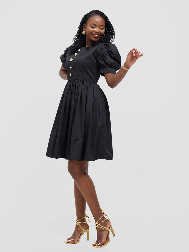 Izulu Roho Dress - Black