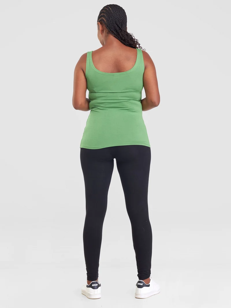 Zoya Basic Tank Top - Bright Green