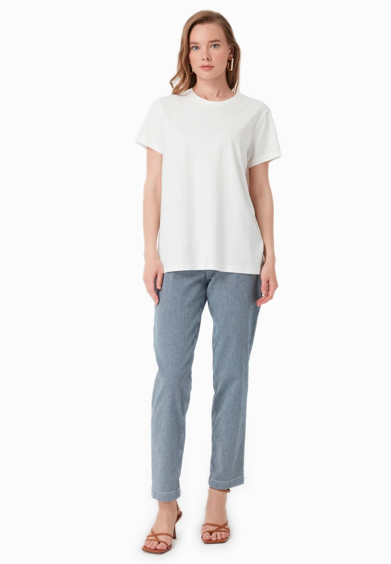Basic T-Shirt aus Bio-Baumwolle